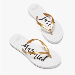 Kate Spade “Just Married” sandals Size 6
